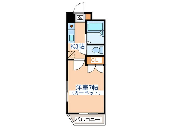 サンシティ柏木Ⅰ(401)の物件間取画像